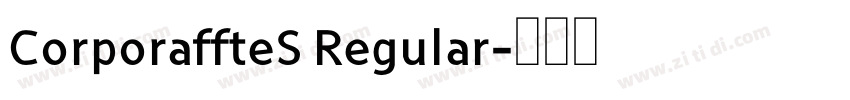 CorporaffteS Regular字体转换